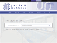 Tablet Screenshot of jaysonrussell.com